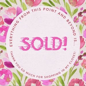 Everything beyond this point is sold!